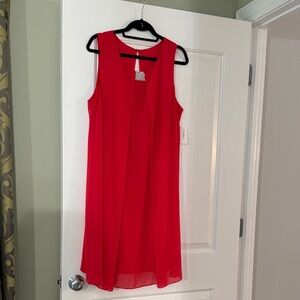 Dress Barn Vibrant Red Mini Dress